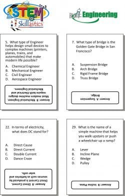 STEM Engineering Cards